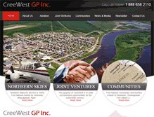 Tablet Screenshot of creewest.ca